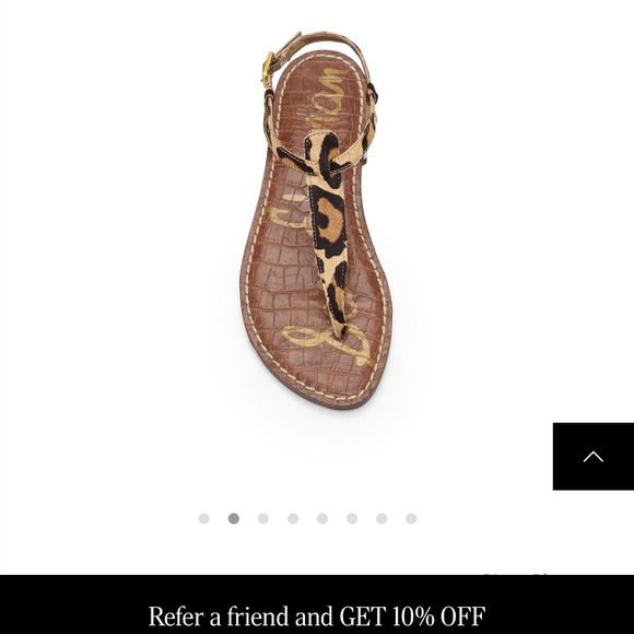 Sam Edelman hardly worn cheetah print sandal - Picture 2 of 2